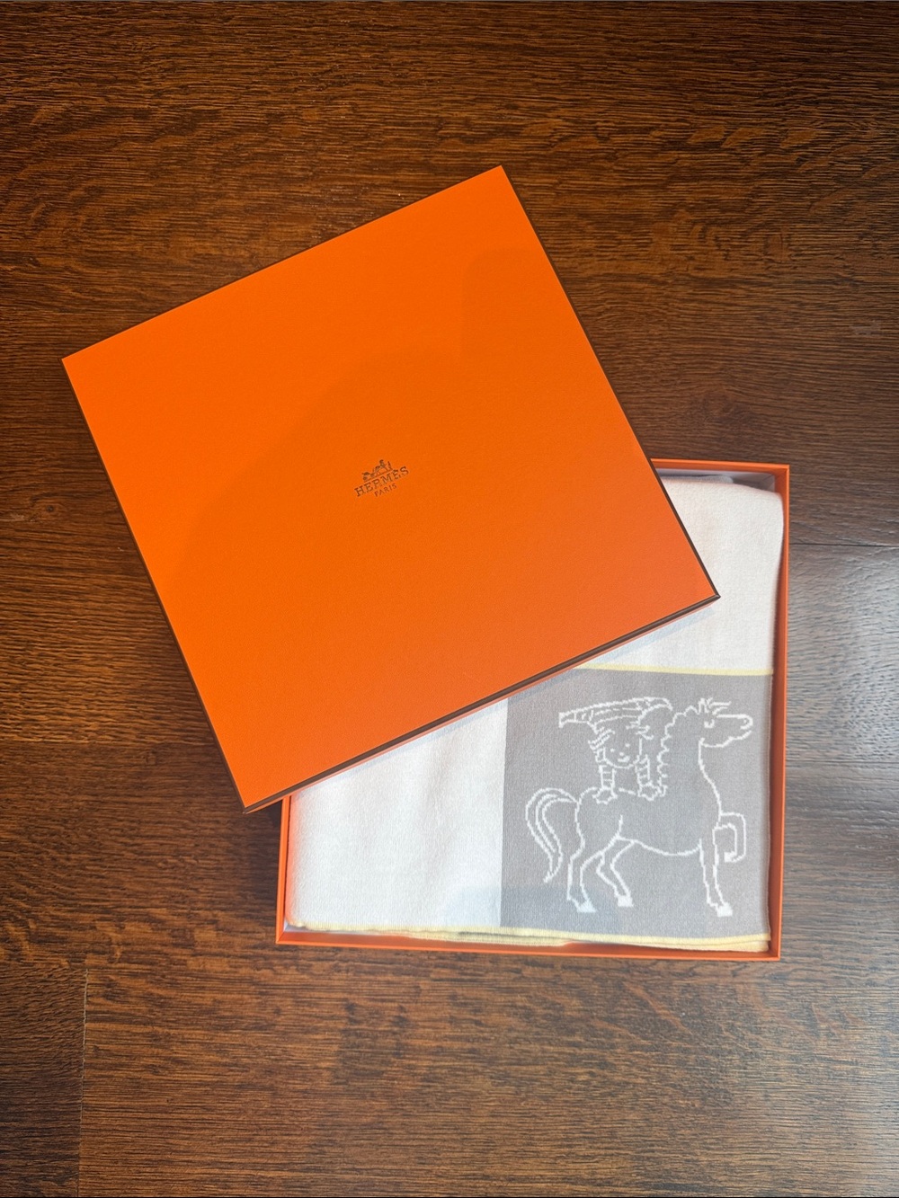Hermes Cabriole Baby Blanket